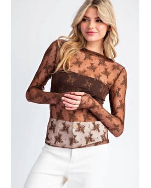 Eesome Lace Layering Tee - White