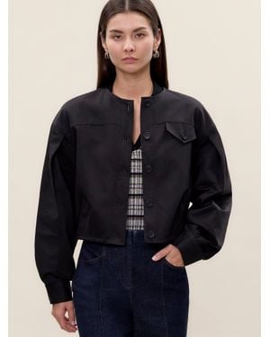 Rebecca Taylor Aria Twill Jacket - Blue