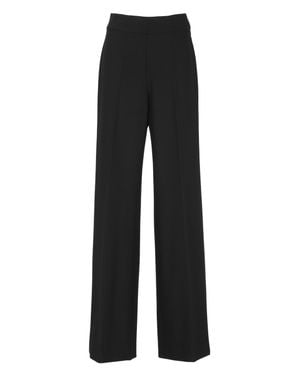 Carolina Herrera Wide-Leg Wool Palazzo Pants - Black