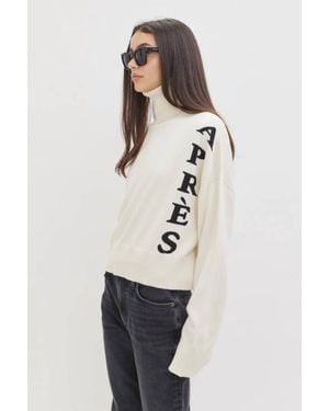 Kathryn Mccarron Vivi Apres Ski Turtleneck Sweater - White