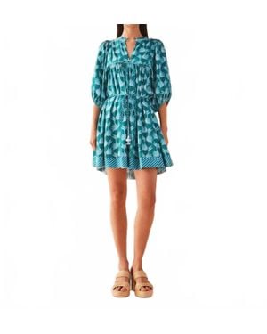 Omika Wren Mini Dress - Blue