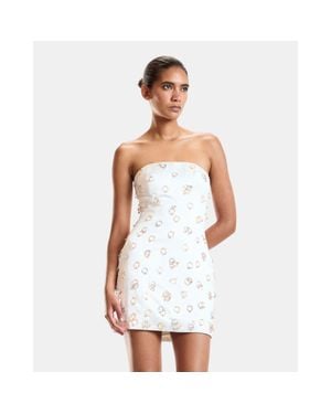 Cynthia Rowley Embellished Ring Dress - White