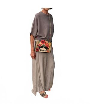 Scandal Italy Free Flowy Pant - Brown