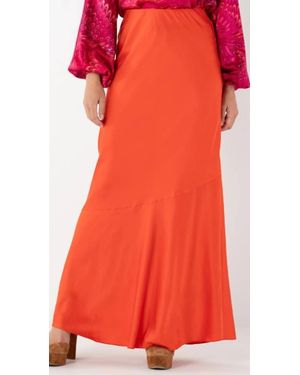 Emily Mccarthy Bias Skirt - Red