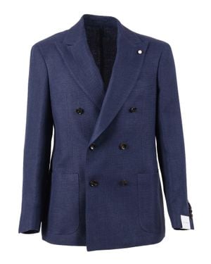Luigi Bianchi Jacket Drop Seven - Blue