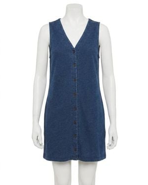 Z Supply Solace Denim Mini Dress - Blue
