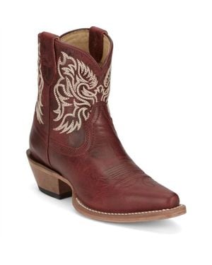 Justin Boots Isabella 7" Bootie - Brown