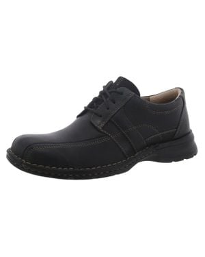 Clarks Espace Leather Front Lace Oxfords in Black for Men Lyst