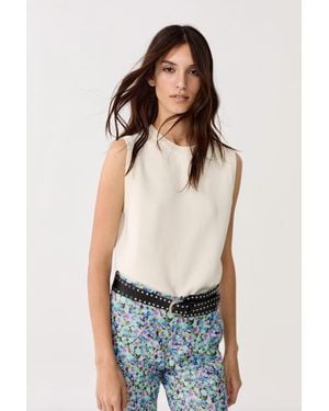 Lanthropy Glitter Knitted Top - Blue