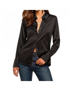Ramy Brook Victoria Silk Blouse - Black
