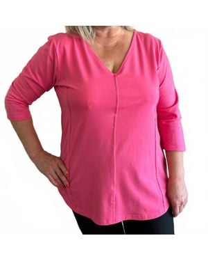 Neon Buddha Reversible Top - Pink
