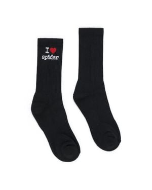 Sp5der I Love Socks - Black
