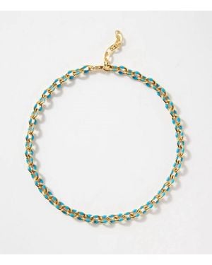 Marlyn Schiff Painted Link Necklace - Metallic