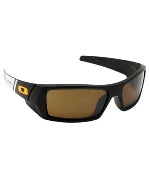 Oakley Washington Commanders Gascan Prizm Tungsten Rectangular Sunglasses Oo9014 9014B3 60 - Black