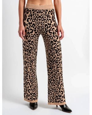 Kerisma Leopard Knit Pants - Multicolor