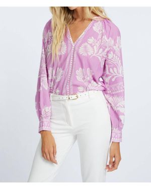 Caballero Sophie Blouse - Purple