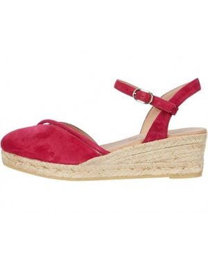 Eric Michael Emily Espadrille Sandals - Red