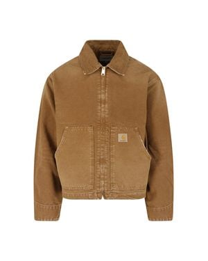 Carhartt Og Arcan Organic Cotton Jacket - Brown