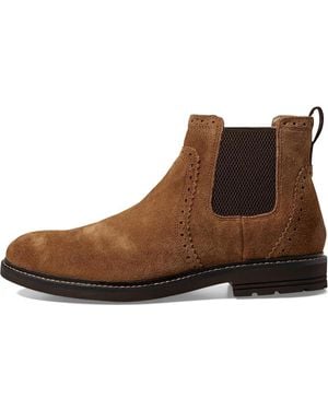 Nunn Bush Textured Leather Chukka Boots - Brown