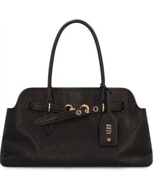 Miu Miu Nappa Leather Bag - Black