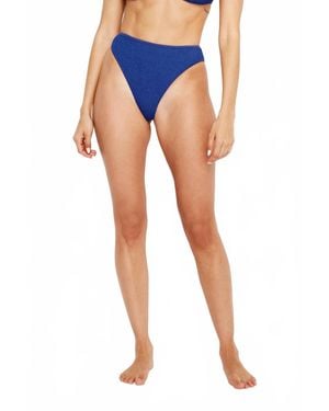 GOOD AMERICAN Always Fits Good Waist Bikini Bottom - Blue