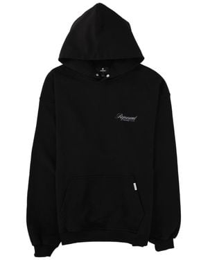 Represent Solid Jersey Hoodie - Black