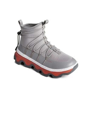 Sperry Top-Sider Plushwave 3D Sts88071 Boots Waterproof Ankle Khd457 - Gray