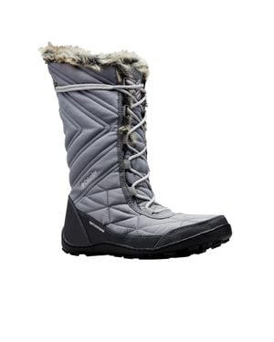 Columbia Minx Mid Iii Titanium Steel/ Ice 1803122-Tgsgry - Blue