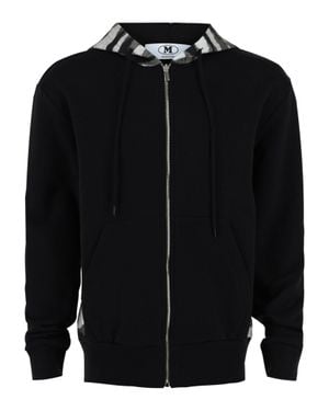Missoni Zig Zag Print Zip Up Hoodie - Black