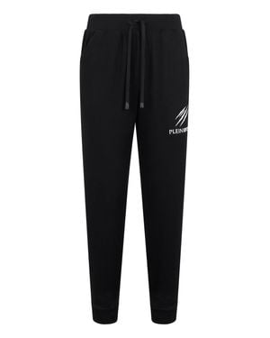 Philipp Plein Ribbed Sweatpants Scratch - Black