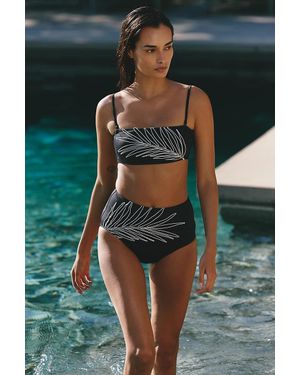 Sanctuary High-Rise Bikini Bottoms - Green