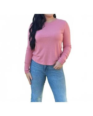 Southern Grace Rhonda Long Sleeve Top - Blue