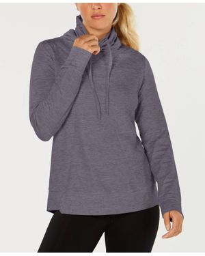32 Degrees Fleece Funnel Neck Top - Purple