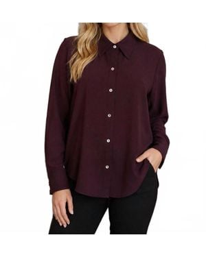 Vince Long Sleeve Blouse - Red