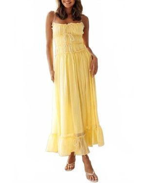 Willow Romantasy Maxi Dress - Yellow