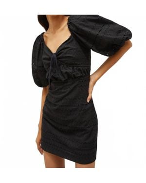 Marella Vosci V-Neck Mini Dress - Black