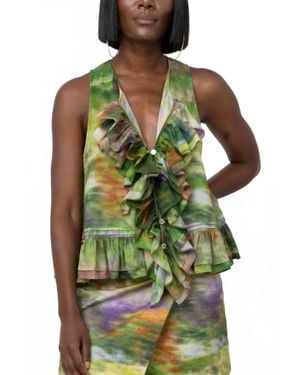 Hope for Flowers Frilled Shell - Green
