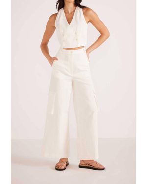 MINKPINK Lottie Halter Neck Vest - Pink