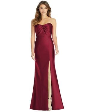 strapless open back dress Alfred Sung Metropolitan Date Black Dial & Bracelet Stainless Steel wa –  Opulent Empire main image 1
