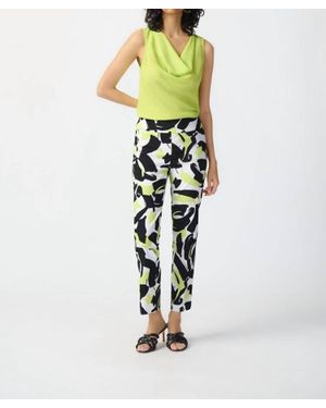 Joseph Ribkoff Amaya Abstract Print Millennium Pull-On Pants - Multicolor