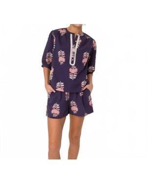 Sonmer Luisa Lace Blouse - Blue