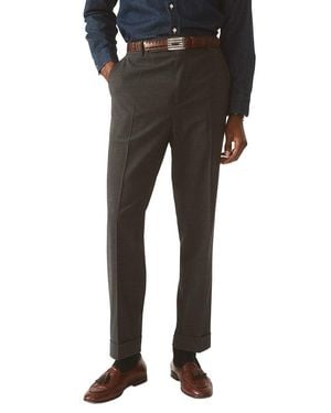 J.McLaughlin Oxford Wool-Blend Pant - Black