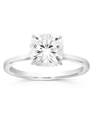 Vir Jewels 2 Cttw Cushion Lab Grown Diamond Engagement Solitaire Ring - White