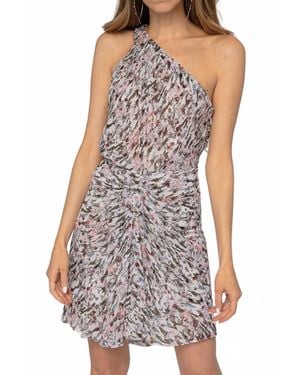 IRO Petals One Shoulder Mini Dress - Multicolor