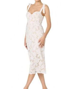 Astr Donne Dress - White