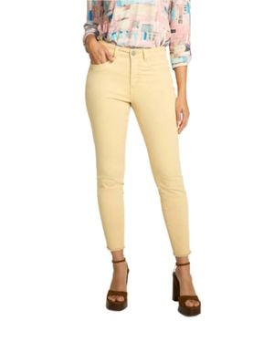 Fdj Olivia Mid Rise Skinny Jeans - Natural