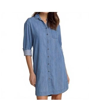 Southern Tide Cam Denim Dress - Blue