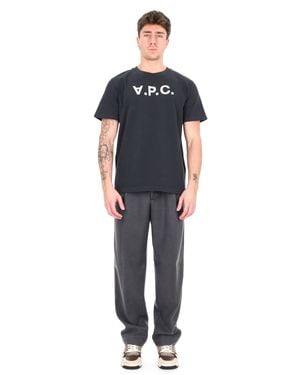 A.P.C. Grand Vpc Organic Cotton T-Shirt - Blue