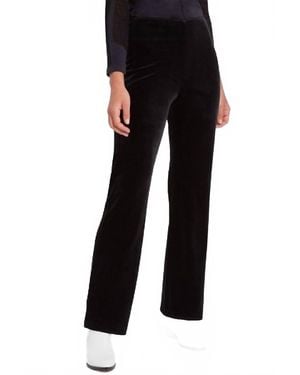 Lyssé Velvet Pant - Black