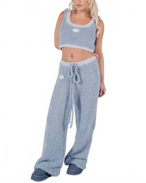 Boys Lie Bodhi Cozy Wide Leg Pants - Blue
